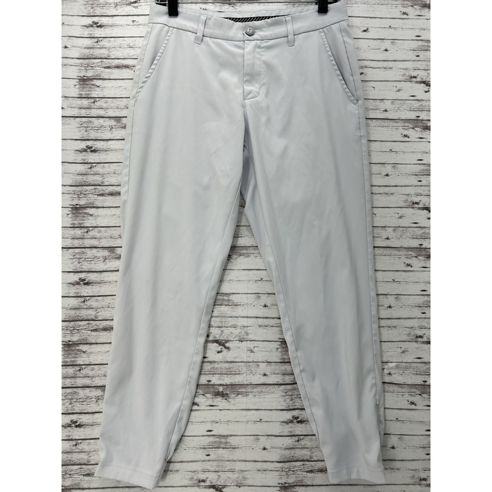 Men's Light Gray Jogger-Style Sweatpants